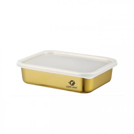 Hộp Inox 1000ml màu vàng - LMH12-1000