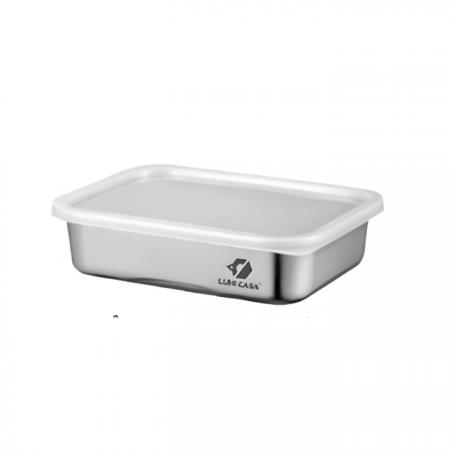 Hộp Inox 1000ml màu trắng - LMH8-1000