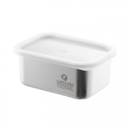 Hộp Inox 1000ml màu trắng - LMH9-1000
