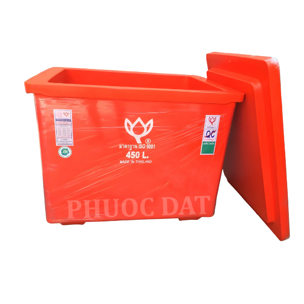 Thùng giữ lạnh 450 lít - Hoa sen