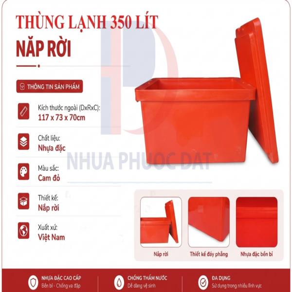 Thùng giữ lạnh 350 lít - Việt Nam