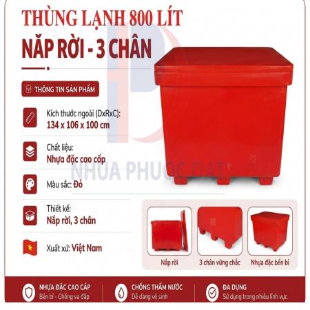 Thùng giữ lạnh 800 lít- Việt Nam