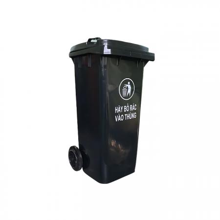Thùng rác y tế 120 lít màu đen