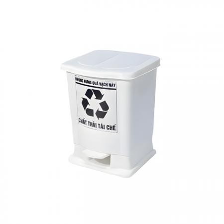 Thùng rác y tế 15 lít màu trắng