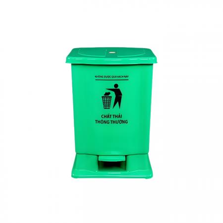 Thùng rác y tế 15 lít màu xanh