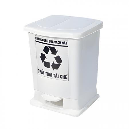 Thùng rác y tế 20 lít màu trắng