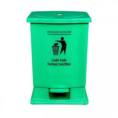 Thùng rác y tế 20 lít màu xanh