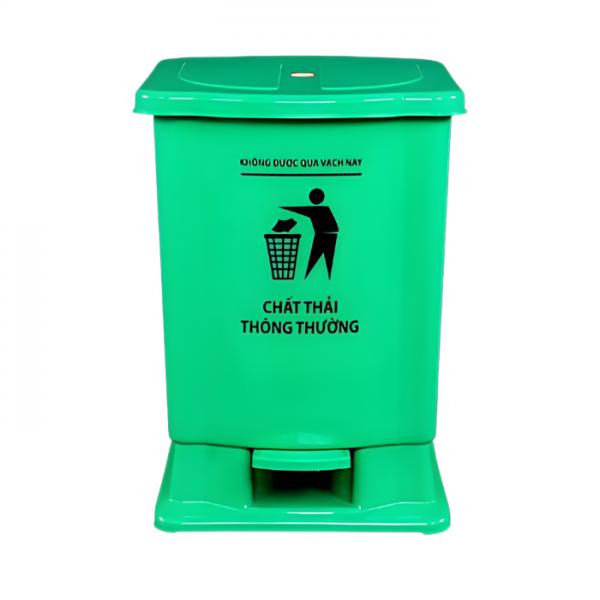 Thùng rác y tế 20 lít màu xanh