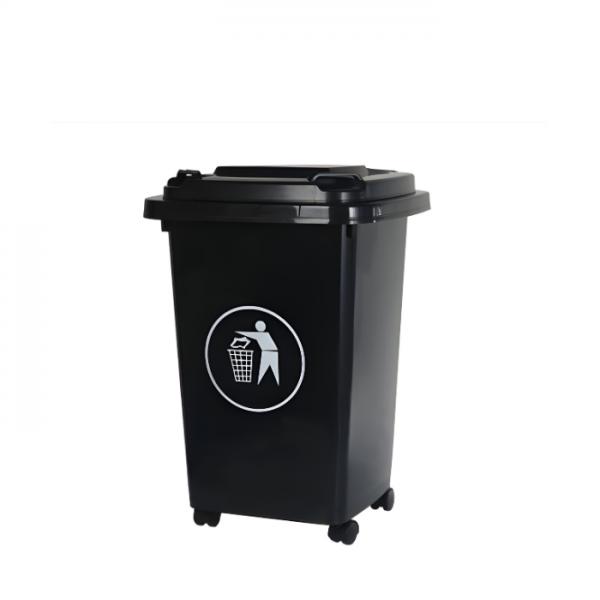 Thùng rác y tế 60 lít màu đen