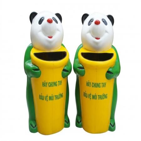 Thùng rác gấu trúc