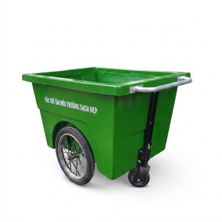 Xe gom rác 660 lít không nắp