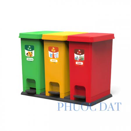 Thùng phân loại rác bộ 3