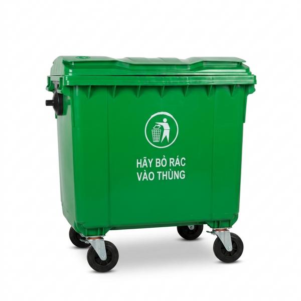 Xe gom rác 1100 lít