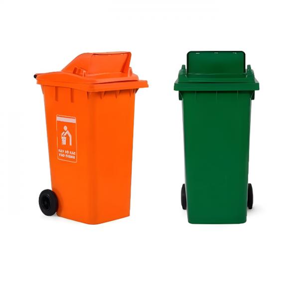 Thùng rác 240 lit nắp hở